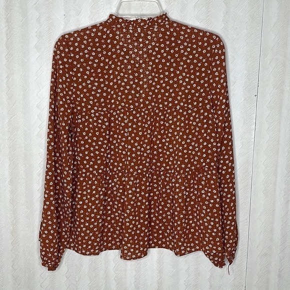 ❤️ 🆕 ON 34TH Floral Blouse Size XS - Picture 3 of 4